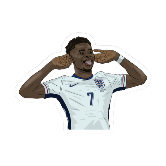 Saka | UK-England Football Fan Stickers | StickerBD