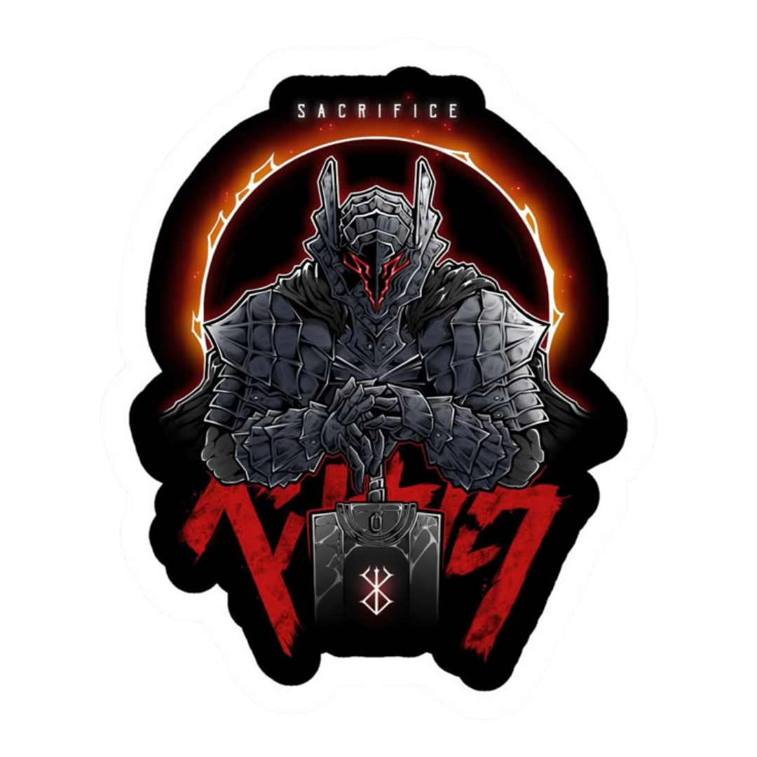 Berserk Anime Sticker 8 | Guts Black Swordsman Premium Sticker