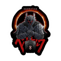 Berserk Anime Sticker 8 | Guts Black Swordsman Premium Sticker