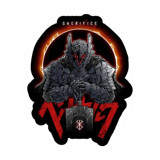 Berserk Anime Sticker 8 | Guts Black Swordsman Premium Sticker
