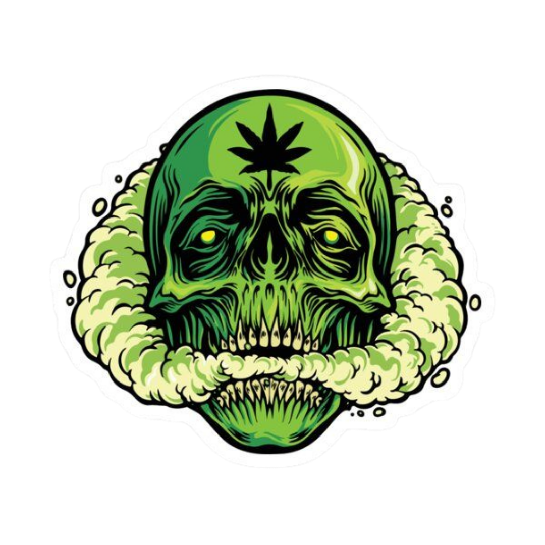 Skull Hemp sticker