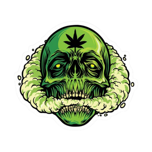 Skull Hemp sticker
