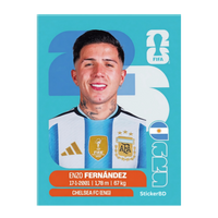 Enzo Fernández | Argentina Player Card Sticker | StickerBD