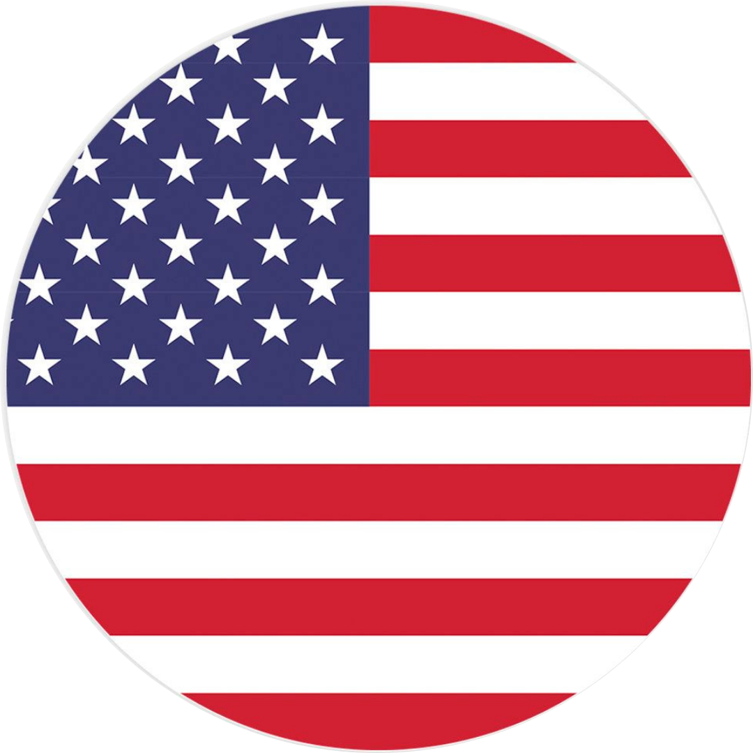 USA Fan Tinplate Badge