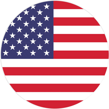 USA Fan Tinplate Badge