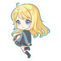 Your Lie in April Anime Sticker 8 | Aesthetic Premium Sticker