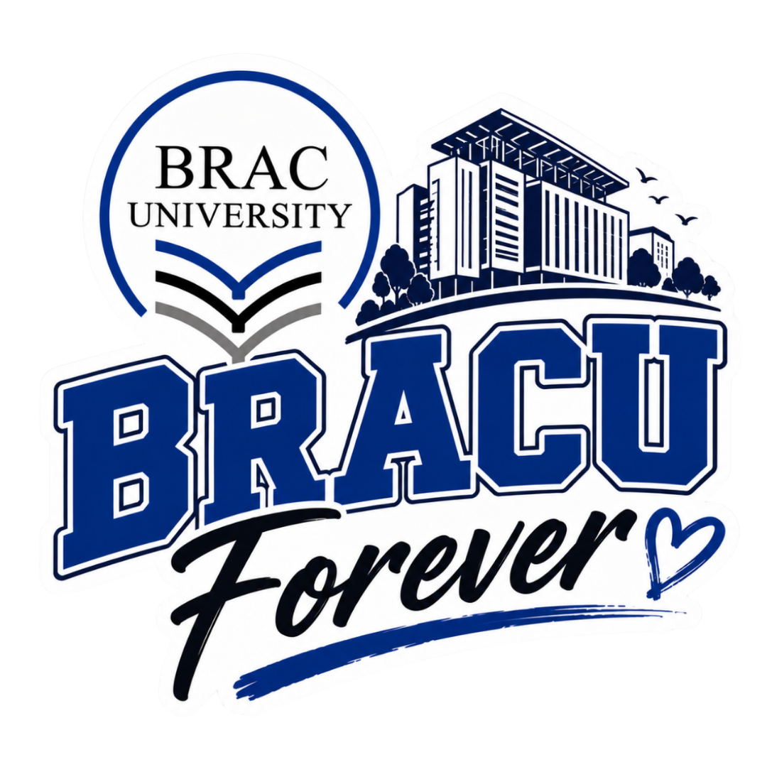 BRACU Forever | BRAC University Stickers | Sticker BD