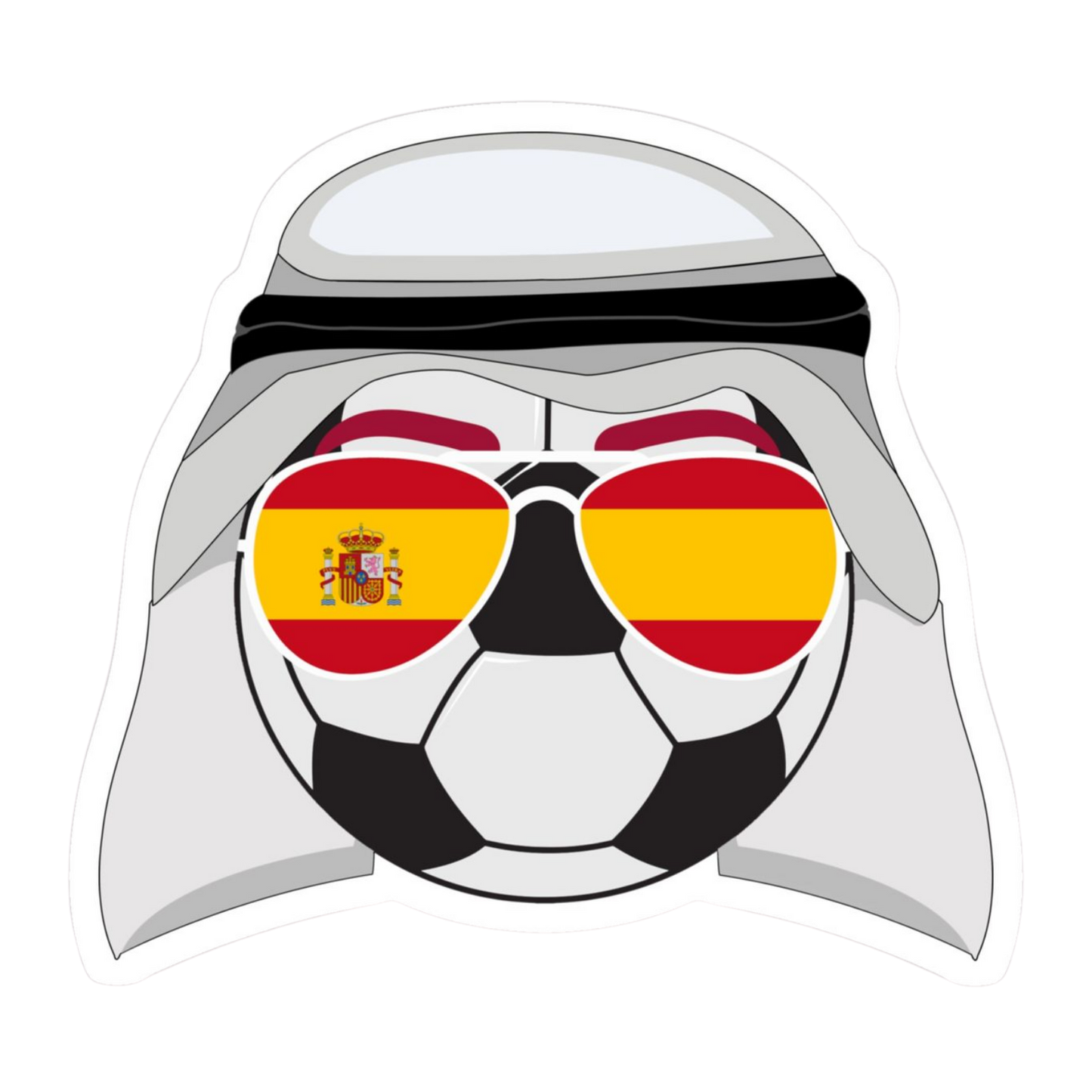 FC Spain 8 | Spain Football Sticker | Football Team