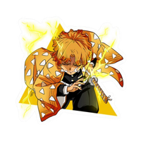 Zenitsu Agatsuma 08 | Premium Anime Sticker | Demon Slayer Edition