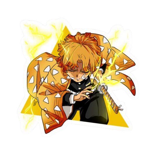 Zenitsu Agatsuma 08 | Premium Anime Sticker | Demon Slayer Edition
