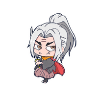 Racord of ragnarok stickers Sasaki Kojiro
