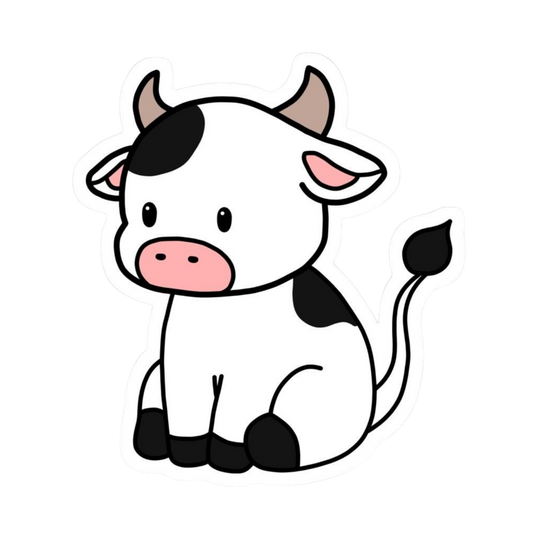 Cow 8 | Cow Premium Sticker | Animal Stickers