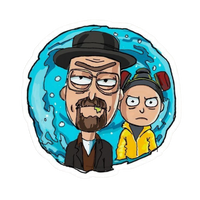 Rick and Morty X  Heisenberg Sticker