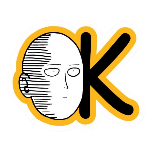 OK One Punch Man Anime Sticker