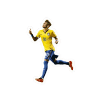 Neymar 10 | Brazil Football Sticker | Football Team