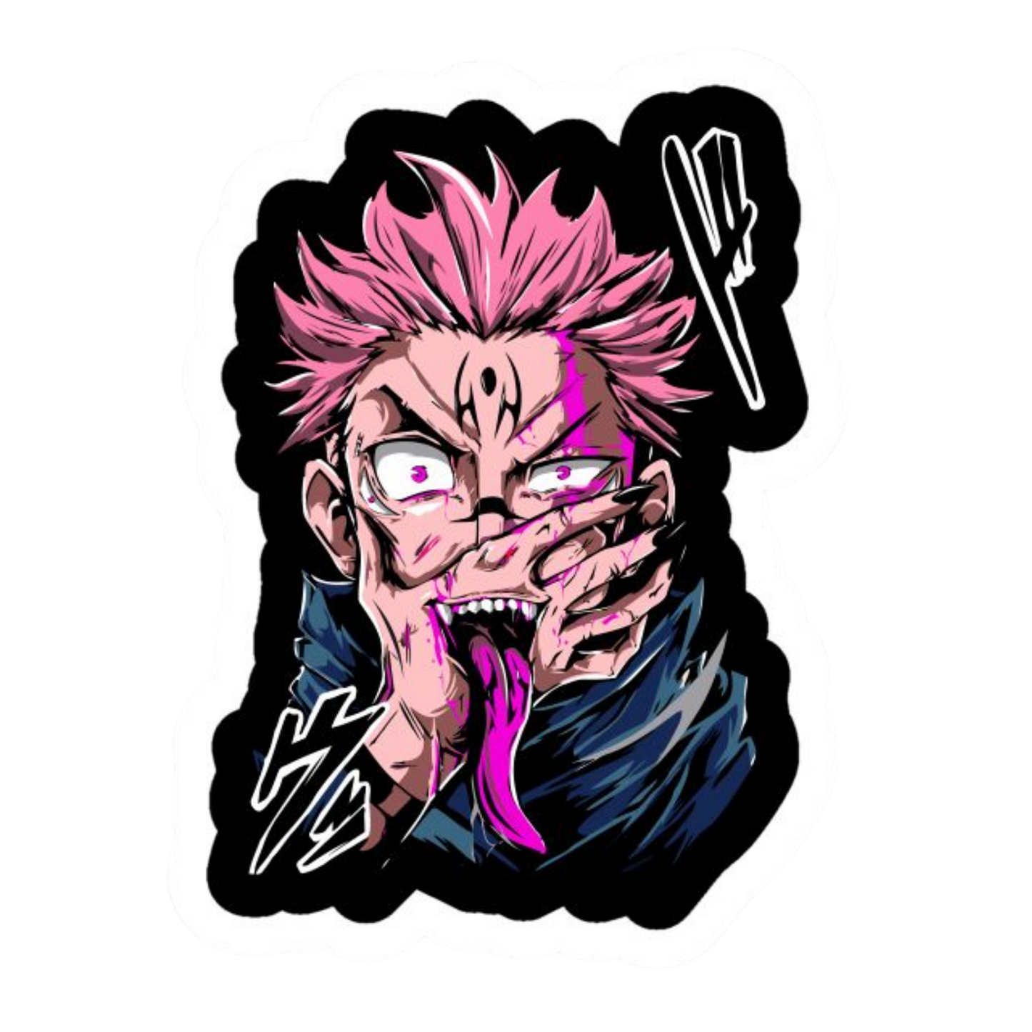 Sukuna Jujutsu Kaisen Anime Sticker #29 | StickerBD