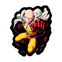 Saitama Punch One Punch Man Anime Sticker