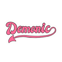 Pink Sticker 93 | Women Pink Barbie Lady | Aesthetic Girl Power Premium Sticker