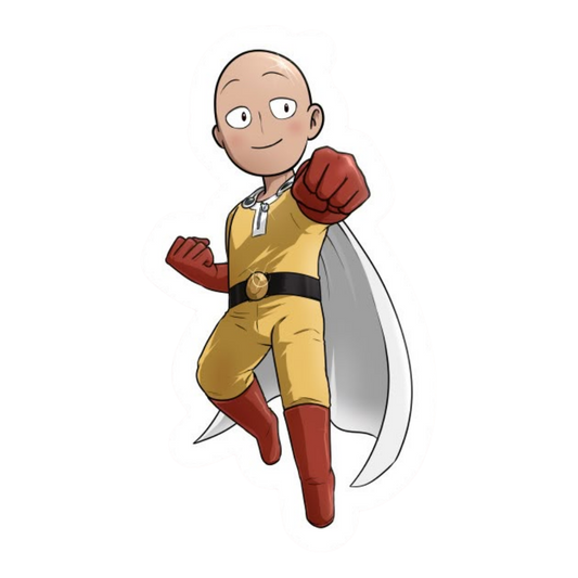 Saitama Punch 2 One Punch Man Anime Sticker