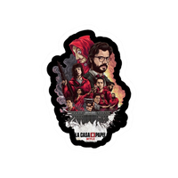 World of La Casa De Papel | Money Heist Premium Sticker | TV Series