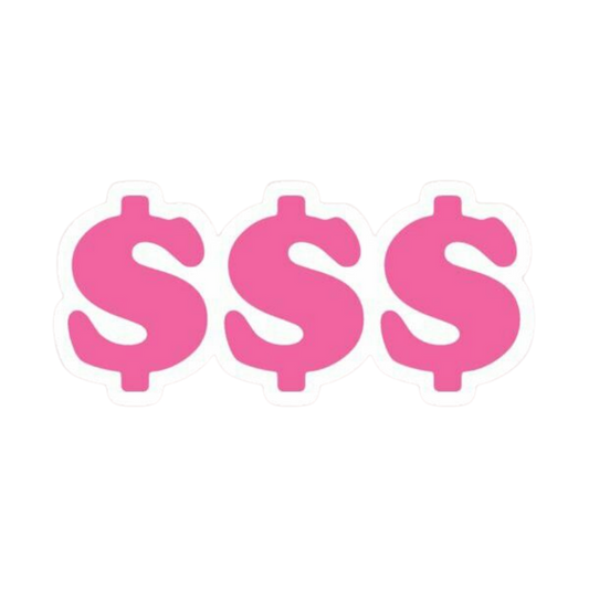 Pink Sticker 95 | Women Pink Barbie Lady | Aesthetic Girl Power Premium Sticker