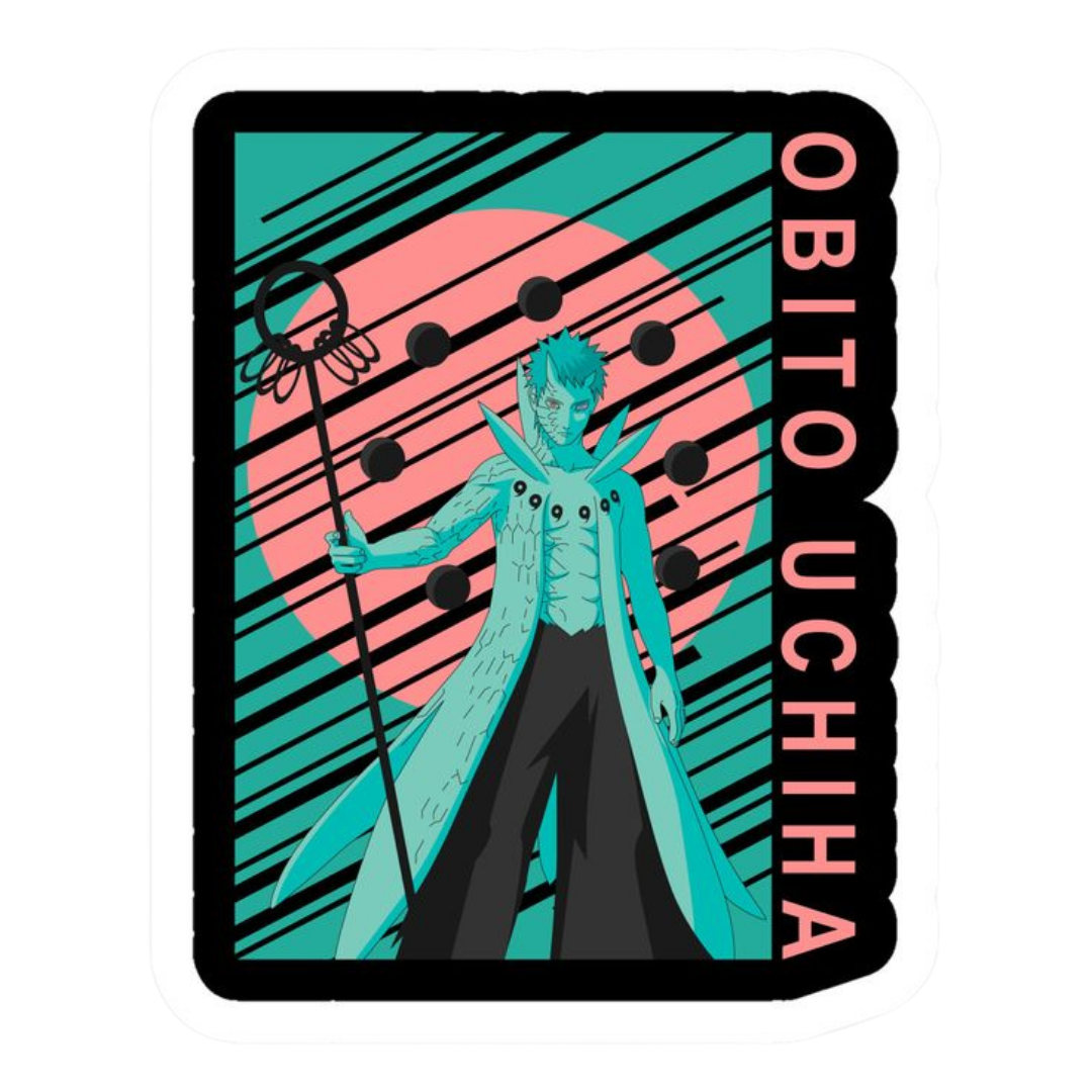 Obito Uchiha Naruto Sticker 5 | Legendary Uchiha Premium Sticker