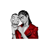 Nairobi | Money Heist Premium Sticker | TV Series