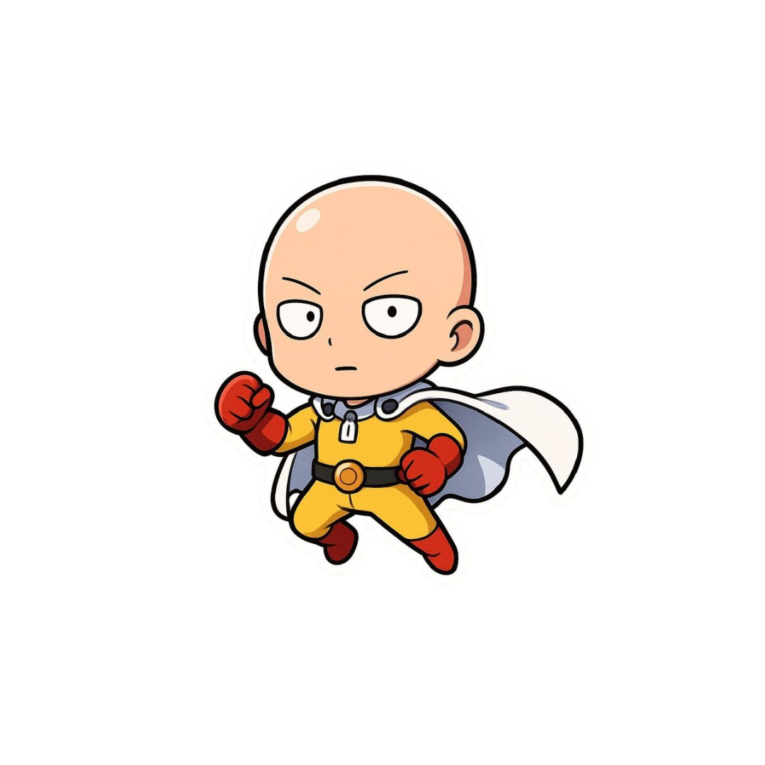 One Punch Man Anime Sticker Bundle