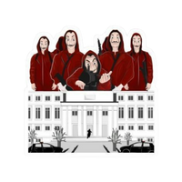World of Money Heist | Money Heist Premium Sticker | TV Series