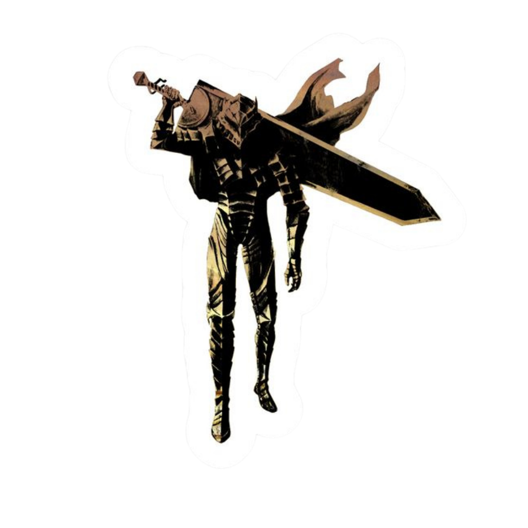 Berserk Anime Sticker 9 | Guts Black Swordsman Premium Sticker