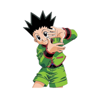 Hunter X Hunter anime stickers Gon Cute pose