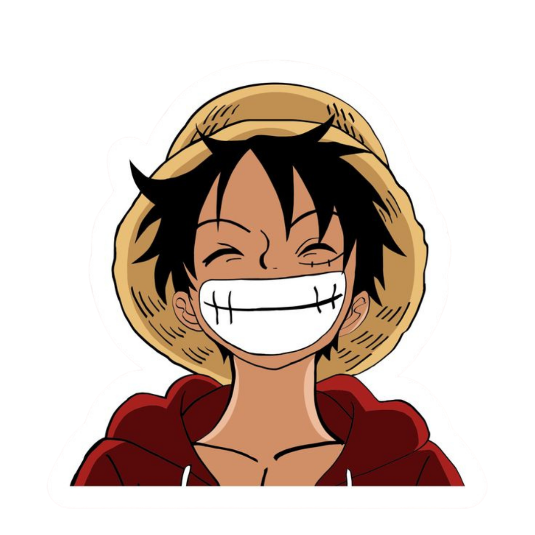 Monkey D Luffy One Piece Sticker 9 | Straw Hat Pirate Premium Sticker