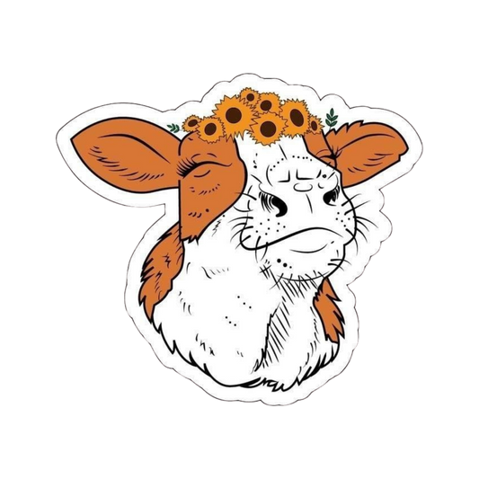 Cow 9 | Cow Premium Sticker | Animal Stickers