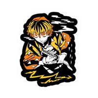 Zenitsu Agatsuma 09 | Premium Anime Sticker | Demon Slayer Edition