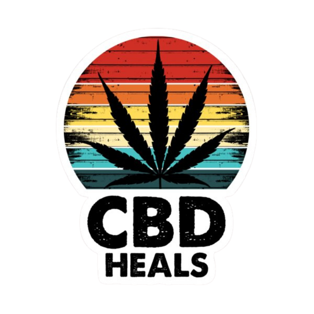 CBD Heals sticker