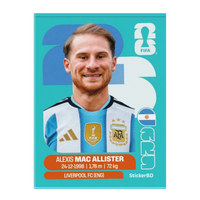 Alexis Mac Allister | Argentina Player Card Sticker | StickerBD
