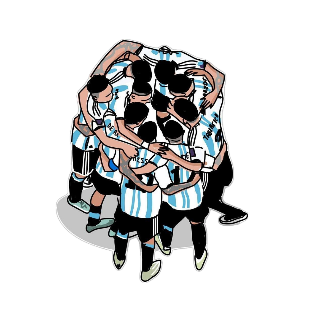 FC Argentina 19 | Argentina Football Sticker | Football Team