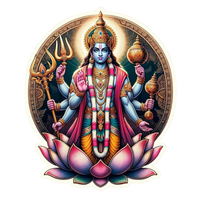 Lord Bishnu | Om, Gods, Mantras & Spritual Symbols | StickerBD