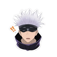 Satoru Gojo Surprised Jujutsu Kaisen Anime stickers