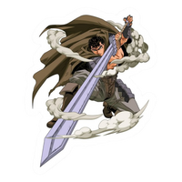 Berserk Anime Sticker 2 | Guts Black Swordsman Premium Sticker