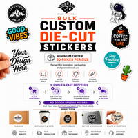 Bulk Custom Die-Cut Stickers in Bangladesh | StickerBD