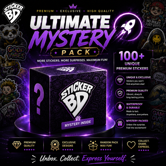 Ultimate Mystery Pack – 100+ Premium Mystery Stickers