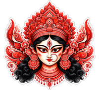 Ma Durga 5 | Om, Gods, Mantras & Spritual Symbols | StickerBD