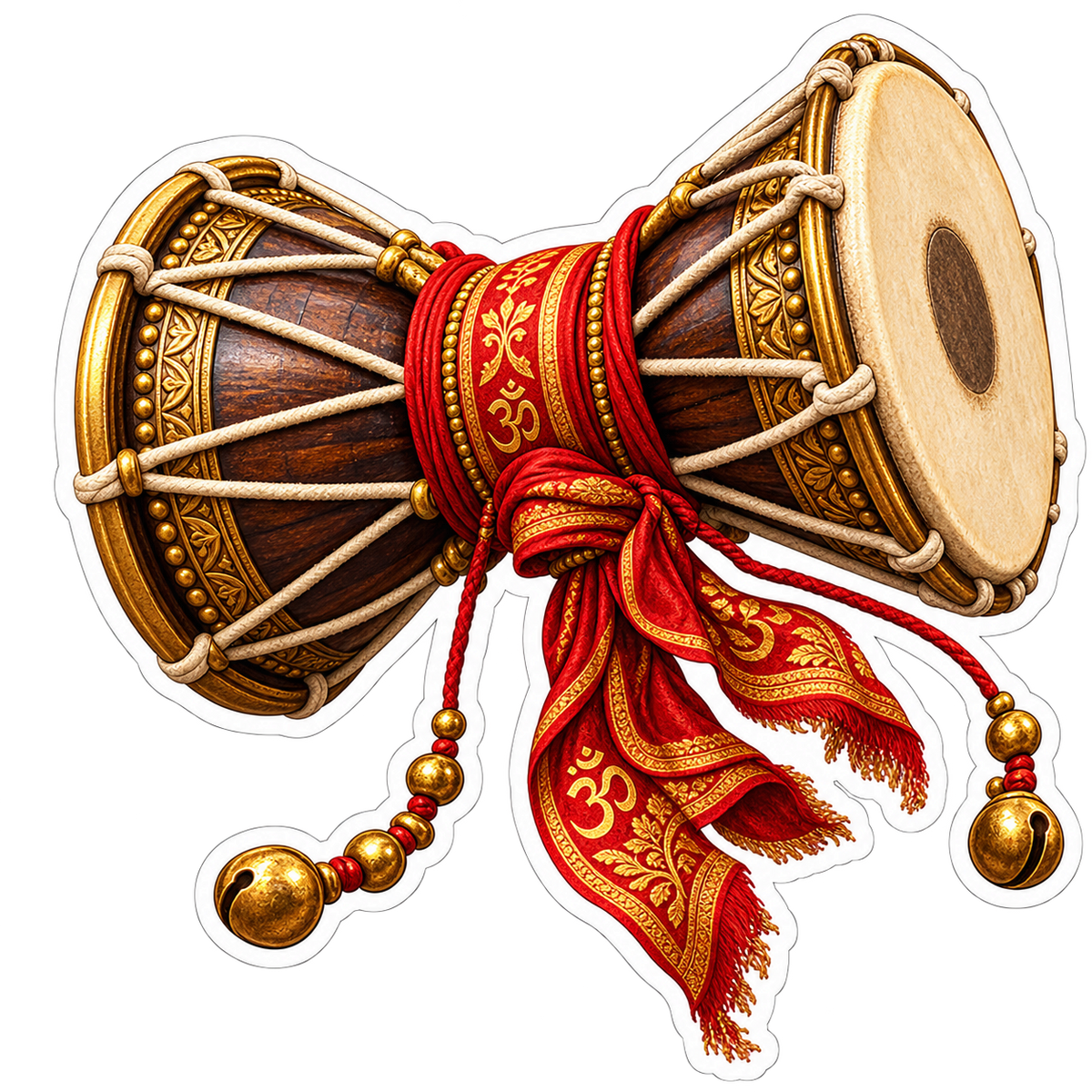 Damru | Om, Gods, Mantras & Spritual Symbols | StickerBD