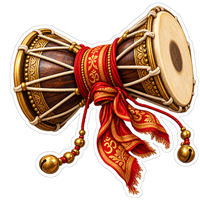 Damru | Om, Gods, Mantras & Spritual Symbols | StickerBD