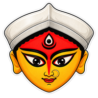 Durga Ma 11 | Om, Gods, Mantras & Spritual Symbols | StickerBD