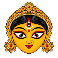Ma Durga 12 | Om, Gods, Mantras & Spritual Symbols | StickerBD