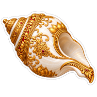 Shankha | Om, Gods, Mantras & Spritual Symbols | StickerBD