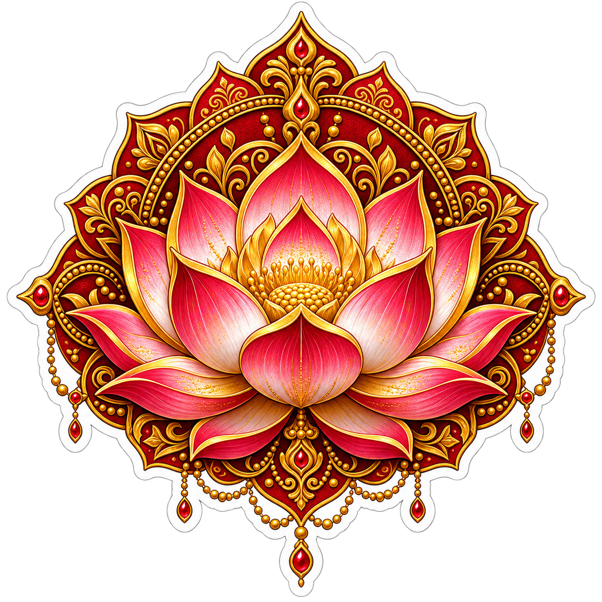 Padma | Om, Gods, Mantras & Spritual Symbols | StickerBD