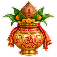 Kalash | Om, Gods, Mantras & Spritual Symbols | StickerBD